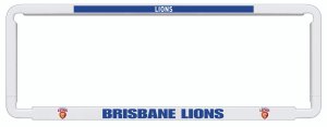 AFL BRISBANE LIONS Number Plate Frame