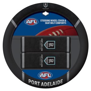 AFL PORT ADELAIDE POWER steering wheel cover