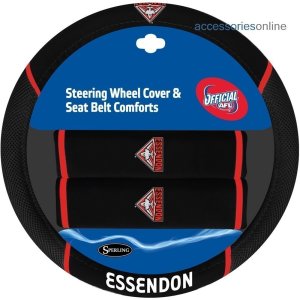 AFL essendon steering wheel cover