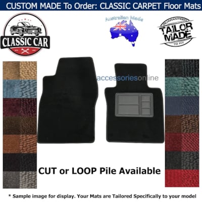 DATSUN 2000, 2300, 2400 (Nissan Cedric) [Gen 2] (1965 to 1971) Classic Carpet. Tailored Floor Mat...