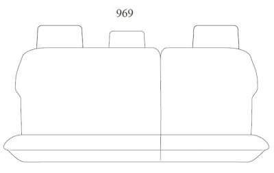 TOYOTA LANDCRUISER WAGON [200 SERIES] Rear Pattern