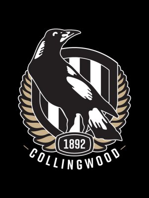 AFL COLLINGWOOD MAGPIES logo