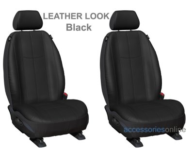 TOYOTA PRADO [150 SERIES] GX, GXL, Altitude (7 seater) (11/2009 to 5/2021) in BLACK LEATHER LOOK
