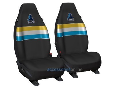 NRL GOLD COAST TITANS car seat covers