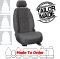 PLATINUM VELOUR car seat covers GREY : Size CUSTOM MADE