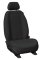 COTTON CANVAS car seat covers BLACK