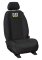 CATERPILLAR COTTON CANVAS (13oz) Front Car Seat Covers BLACK : Universal Size 30